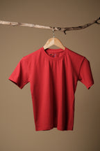 Trendy & Comfortable Kids Tomato Red Oversized T-Shirt