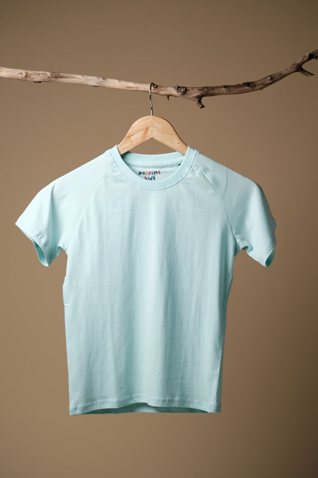 Cute & Comfortable Kids Sky Blue Cross shoulder T-Shirt