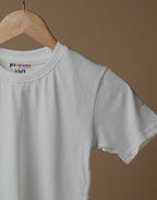 Classic & Comfortable Kids White Oversized T-Shirt