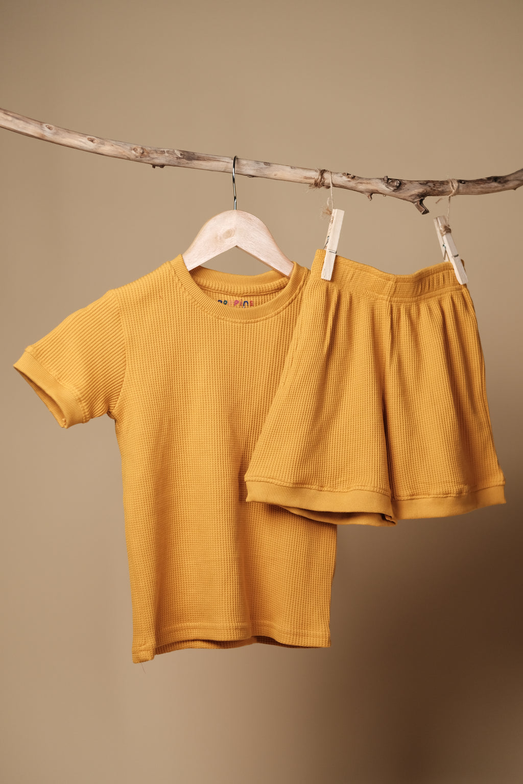 Mustard Glow Kids Co-ord Set – Trendy & Stylish