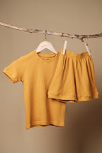 Mustard Glow Kids Co-ord Set – Trendy & Stylish